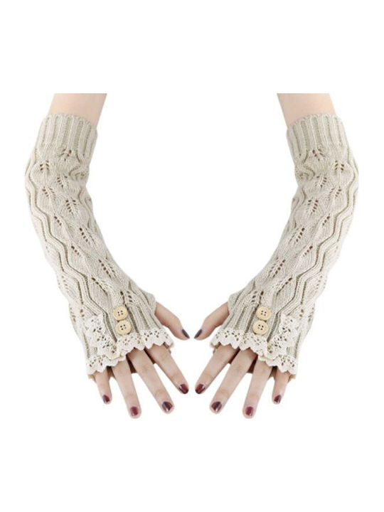 Beige Handschuhe