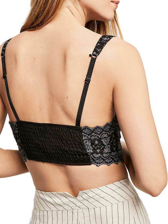 Free People μαύρο Bralette pentru femei