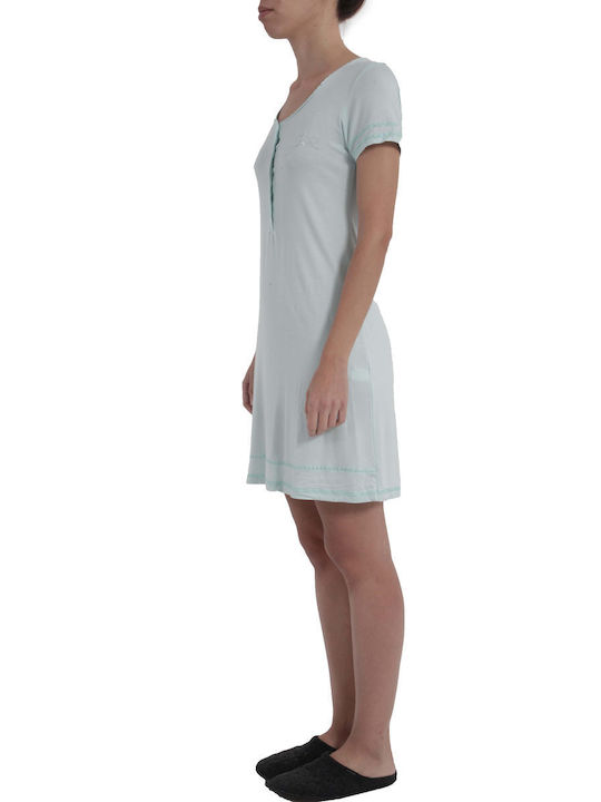 Tata Italia Winter Women's Nightdress Green