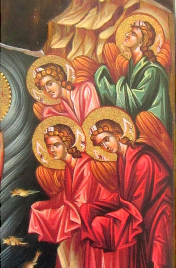 IconsGR Εικόνα Ιησούς Χριστός Ξύλινη 52x28εκ.