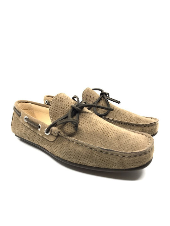 Men's Leather Loafers Beige