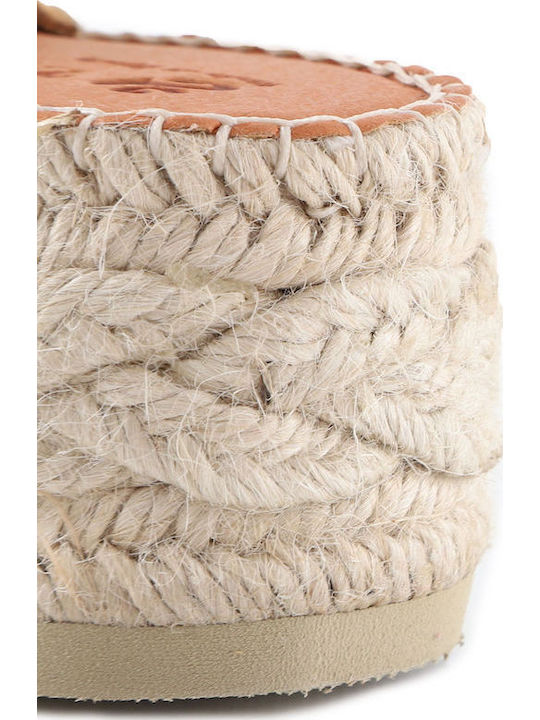 Women's Flat Sandals Flatforms in Beige Color