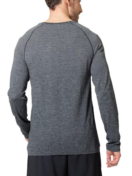 Essential Seamless Herrenblusen Sportlich Dunkelgrau