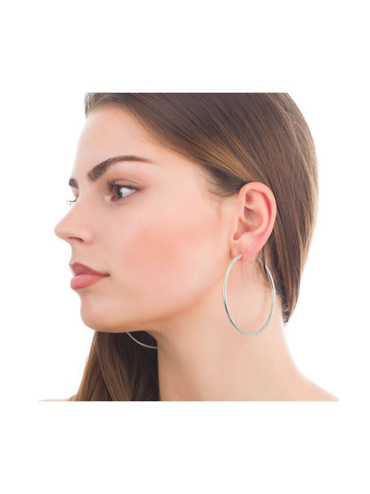 Verorama Earrings Hoops made of Silver