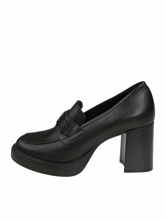Anatomic Leather Black High Heels