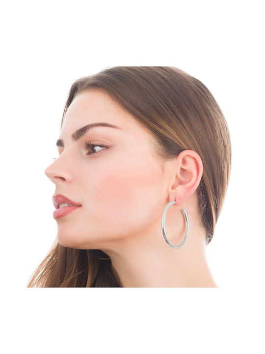 Verorama Earrings Hoops made of Silver