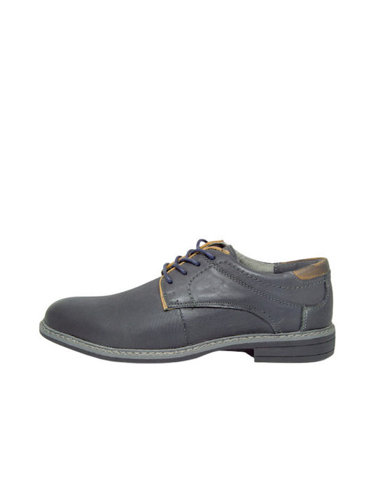 Gale Men's Leather Casual Shoes Blue