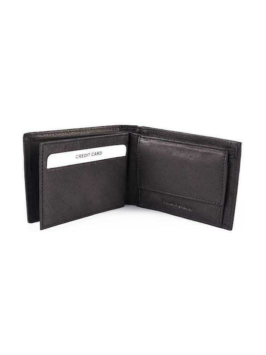 Kypraiosleather Men's Leather Wallet Black