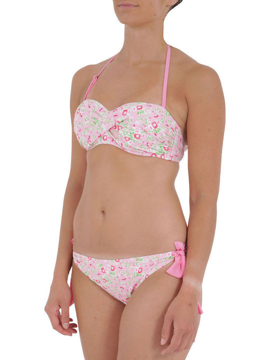 Set Bikini Floral Ροζ