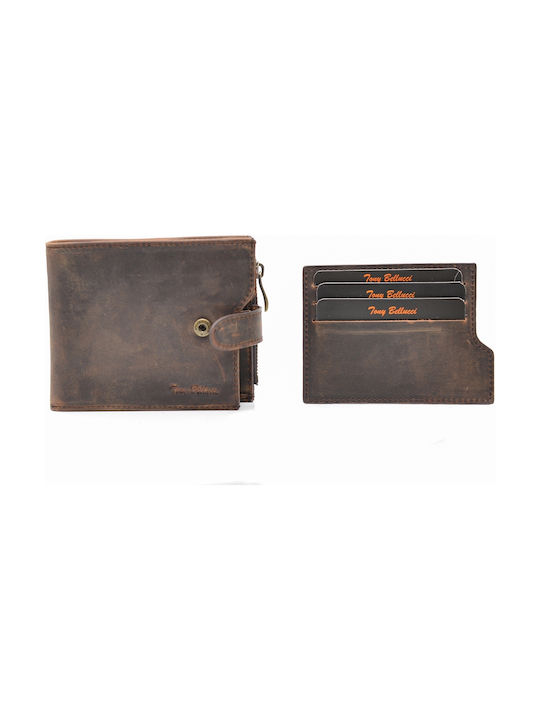 Δερμάτινα 100 Men's Leather Card Wallet Brown