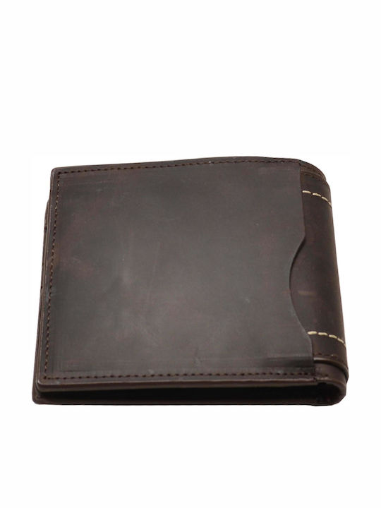 Leather Men's Wallet Classic Brown