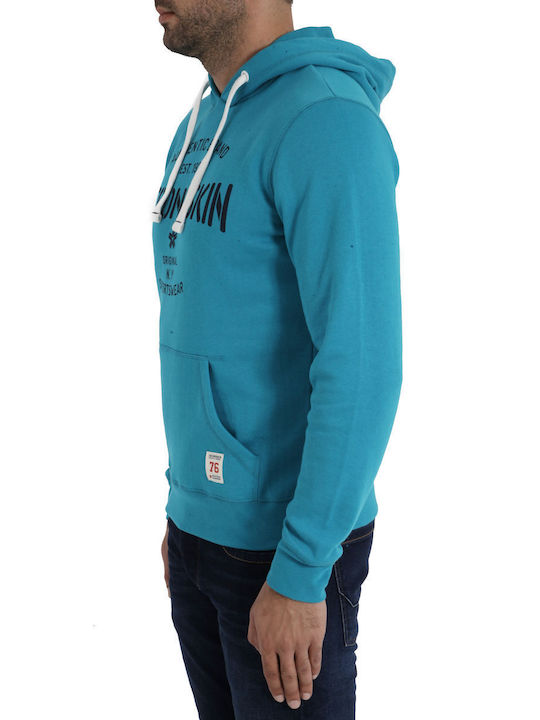 2nd Skin Men's Sweatshirt with Hood and Pockets Telcococcus