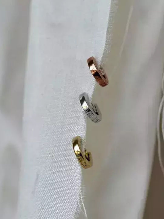 Bode Earrings Hoops made of Steel Gold Plated