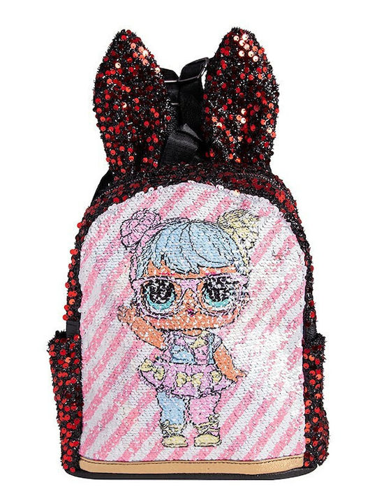 Kinder Tasche Rucksack Gold 25x11x40cm