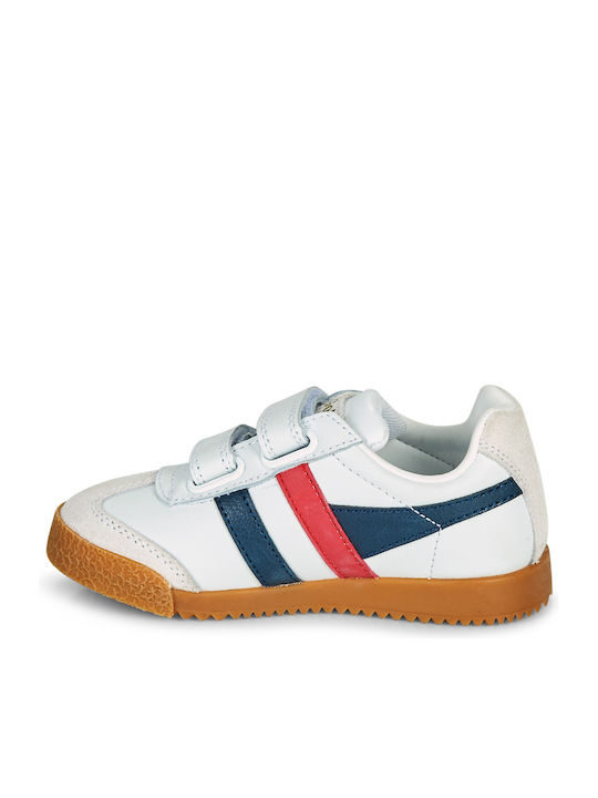 Kids Sneakers with Scratch White