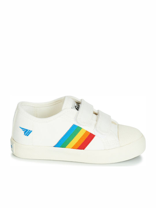 Kids Sneakers with Scratch White