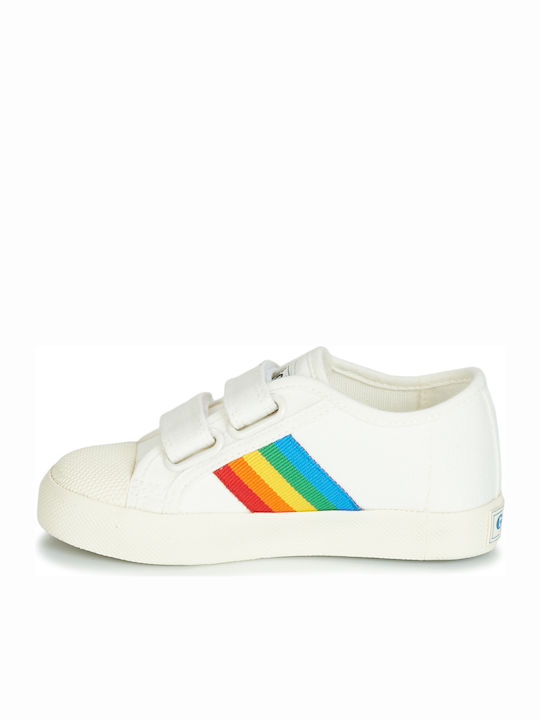 Kids Sneakers with Scratch White