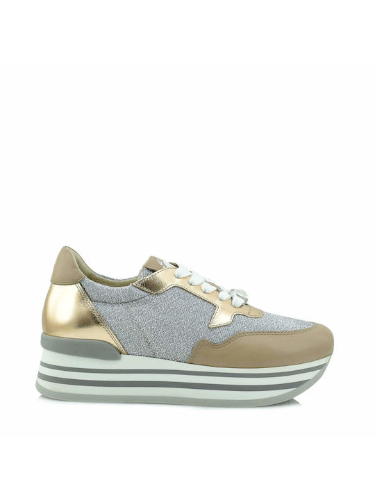 Janet & Janet Flatforms Sneakers Gray