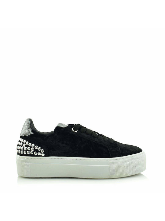 Janet & Janet Damen Sneakers Schwarz