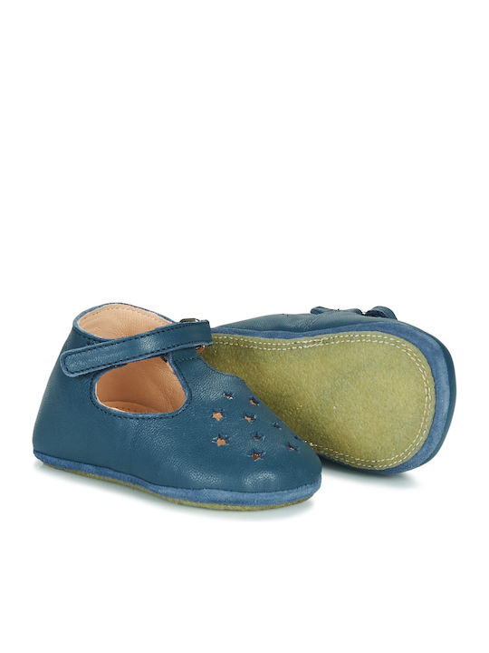 Easy Peasy Baby Hausschuhe Blau Lillop