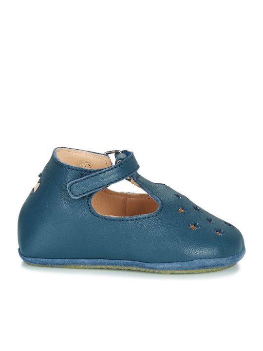 Easy Peasy Baby Hausschuhe Blau Lillop