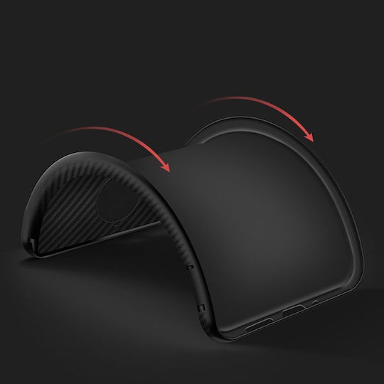 Motorola Back Cover Σιλικόνης Μαύρο (Moto G5S)