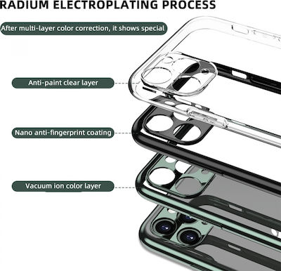 Naxius Plating Back Cover Σιλικόνης Deep Green (Mi 11 Lite)