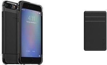 Mophie Hold Force Buchen Sie Synthetisches Leder Schwarz (iPhone SE 2022/2020/8/7)