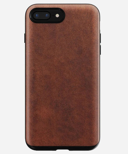 Nomad Rustic Silicone Back Cover Brown for iPhone 8/7 Plus