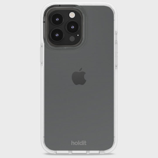 Holdit Задна корица Силикон Бял (iPhone 14 Pro Max)