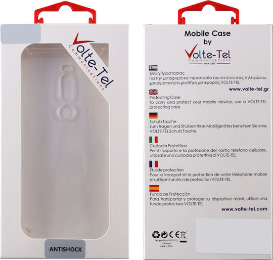 Volte-Tel Antishock TPU Back Cover Σιλικόνης Διάφανο (Galaxy A20e)