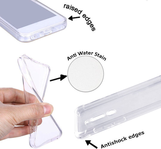 Volte-Tel Antishock TPU Back Cover Σιλικόνης Διάφανο (Galaxy A20e)