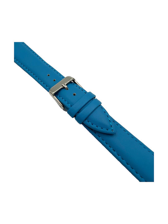Tzevelion Leather Strap Light Blue 14mm
