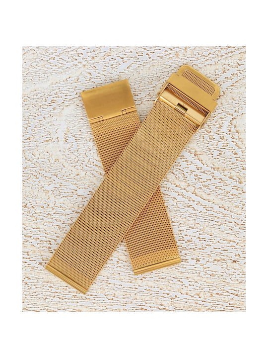 Vitopoulos Metallic-Armband Gelb 14mm