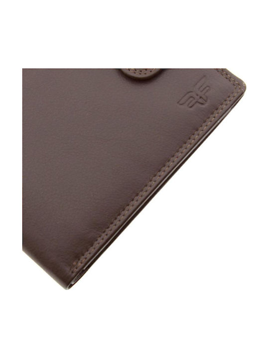 Leather Men's Wallet Classic Brown