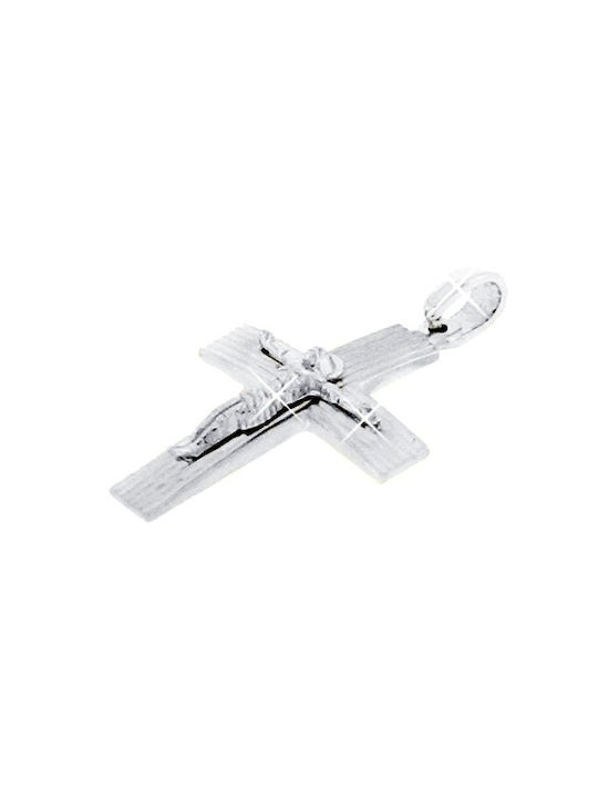 Xrisokosmima Men's White Gold Cross 9K