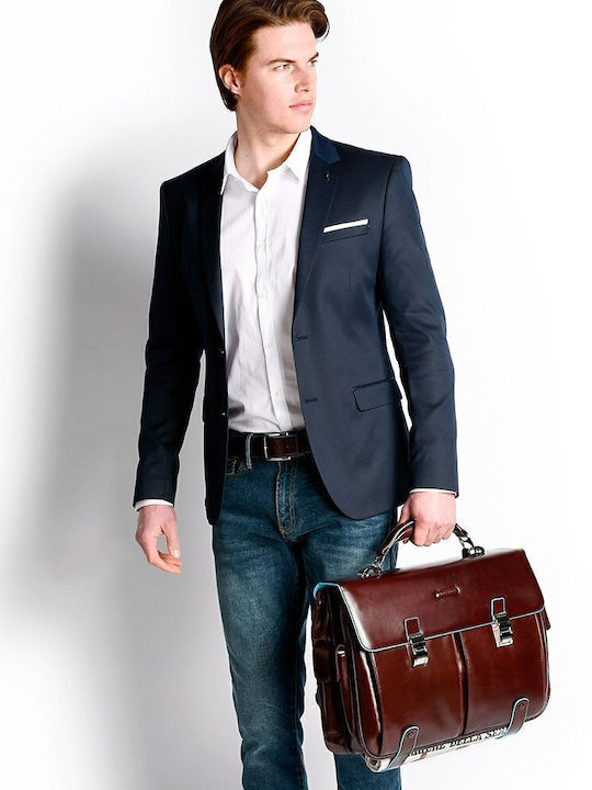 Leather Men's Brown Messenger Bag