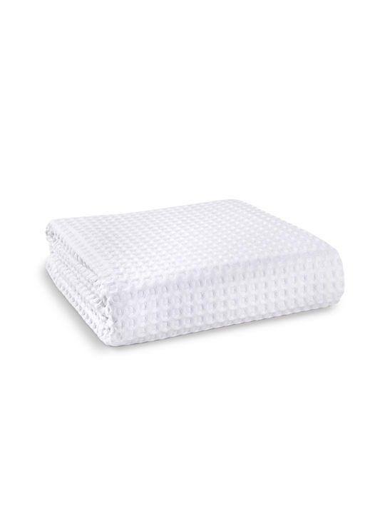 Aigaion Piqué Decke Übergröße 240x270cm Weiße