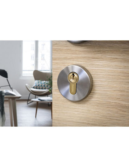 Thirard Lock Cylinder 70mm (35-35) with 3 Keys Gold