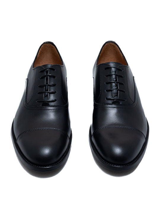 Marco Ferretti Men's Leather Dress Shoes Black