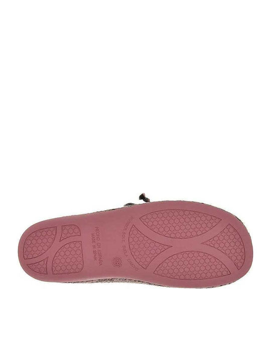 Geschlossene Damen Hausschuhe Rosa