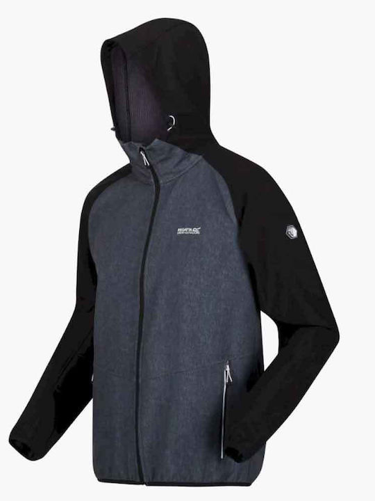 Winter Jacket Softshell Waterproof and Windproof Gray