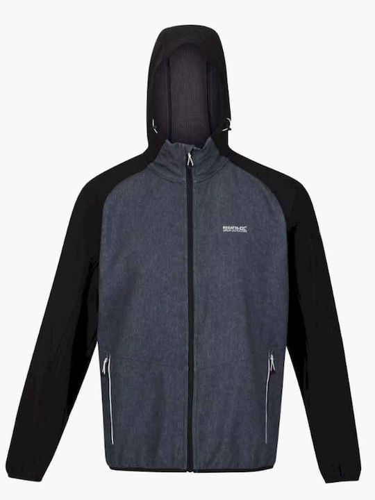 Winter Jacket Softshell Waterproof and Windproof Gray