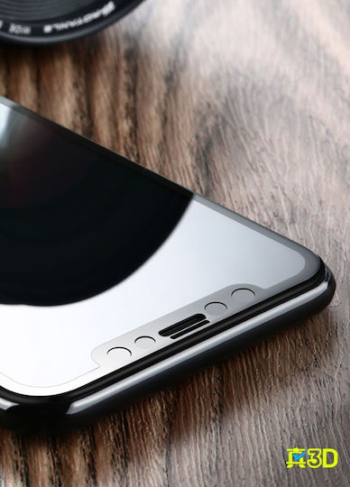 Benks 3D Vollflächig gehärtetes Glas Schwarz (iPhone 11 Pro)