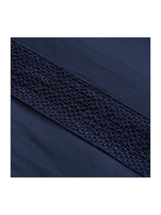 Hauz Bettlaken Super-Doppel 250x290cm. Blau