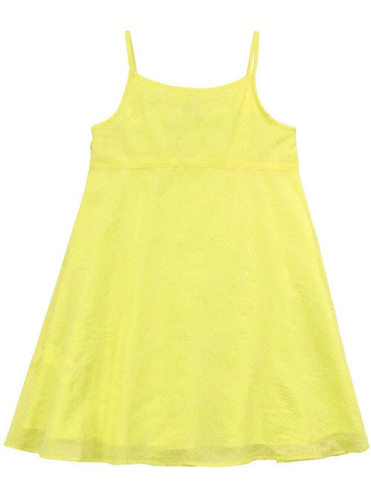 Kenzo Mädchen Kleid Ärmellos Yellow