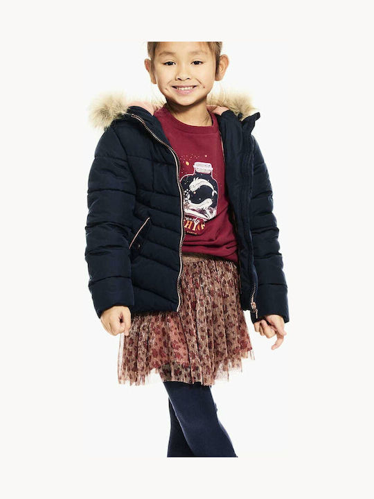 Fustă pentru Copii din Tulle Leopard Burgundy Sweatshirt J14721