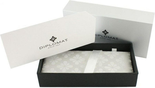Diplomat Aero Citrus Stilou Medium 0.8mm Galben Din Aluminiu Cu Cerneală Albastră