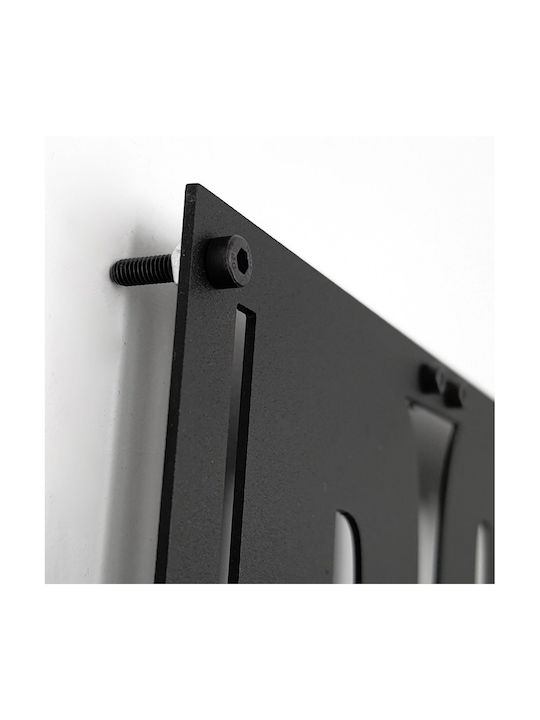 Wanddekoration Silhouette Mt-2 Schwarz aus Metall 24x1.5x73cm 2 Stück