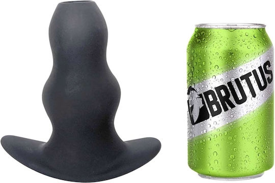 Brutus Ergo Bum Silicone Tunnel Plug Anal Plug XLarge Black
